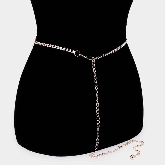 Unique Circle Modern Chain Belt 38" - Picture 2 of 2